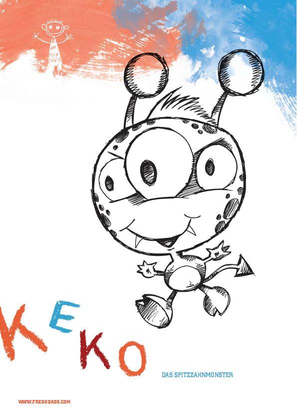 Keko, das Spitzzahnmonster Keko, das Spitzzahnmonster