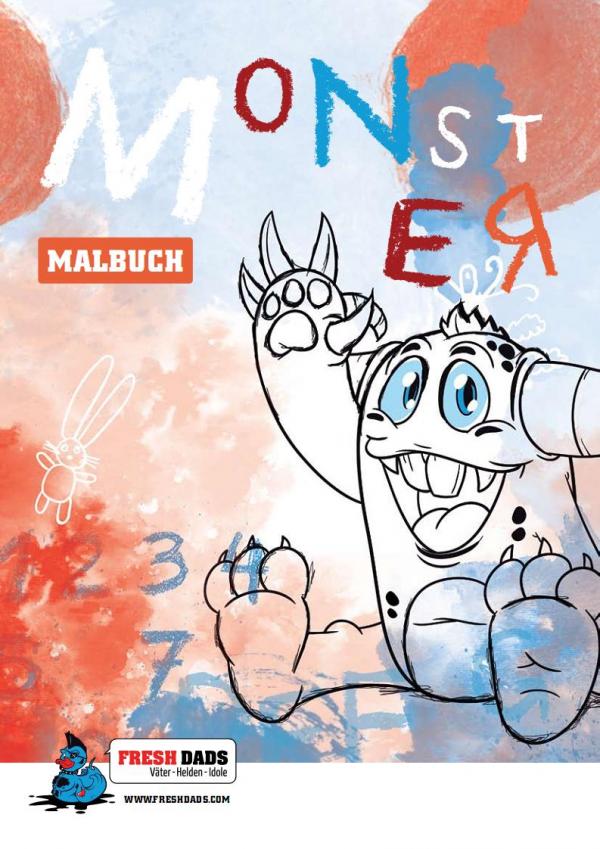 Monstermalbuch Cover
