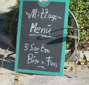 Mittagsmenü