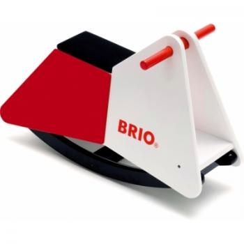 Stylisches Holzschaukeltier und -auto von BRIO