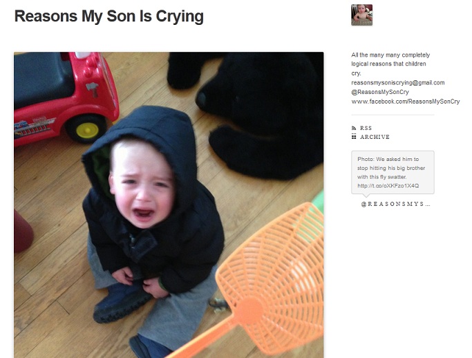 Reasons my son is crying