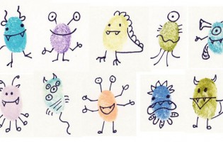 Fingerabdruck Monster